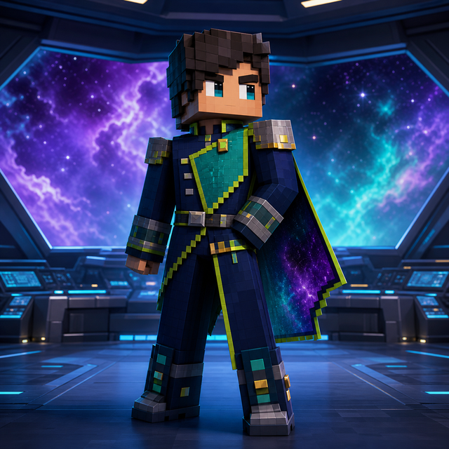 Star Captain: voxel character preview
